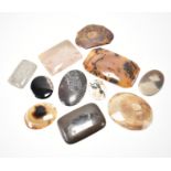 COLLECTION OF AGATE CABOCHON & SLICES