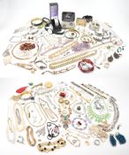 LARGE COLLECTION OF ASSORTED COSTUME JEWELLERY