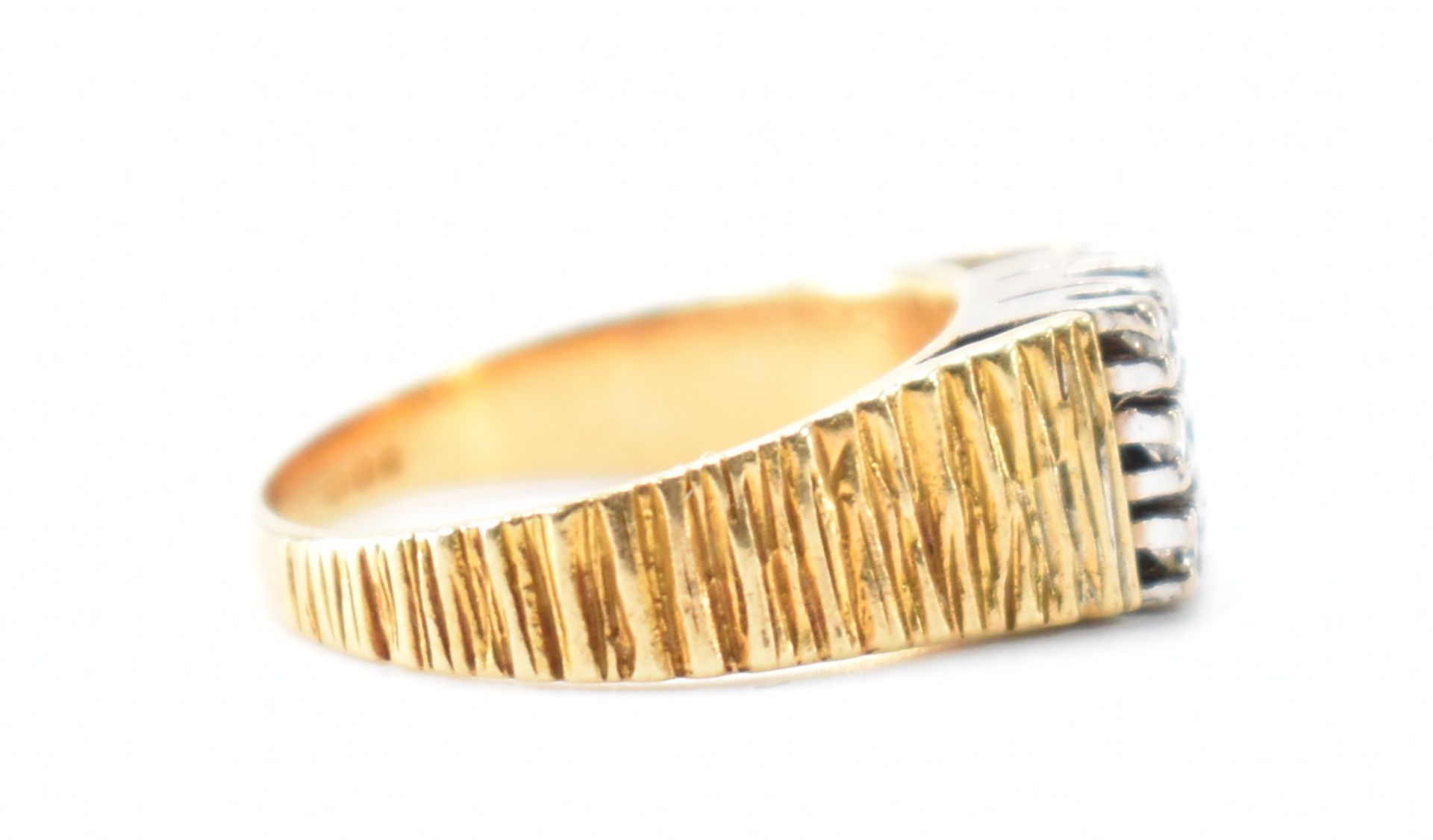 HALLMARKED 18CT GOLD & DIAMOND RING - Bild 5 aus 8
