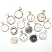 COLLECTION OF VINTAGE POCKET WATCHES - SPARES & REPAIRS