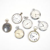 COLLECTION OF VINTAGE & ANTIQUE POCKET WATCHES