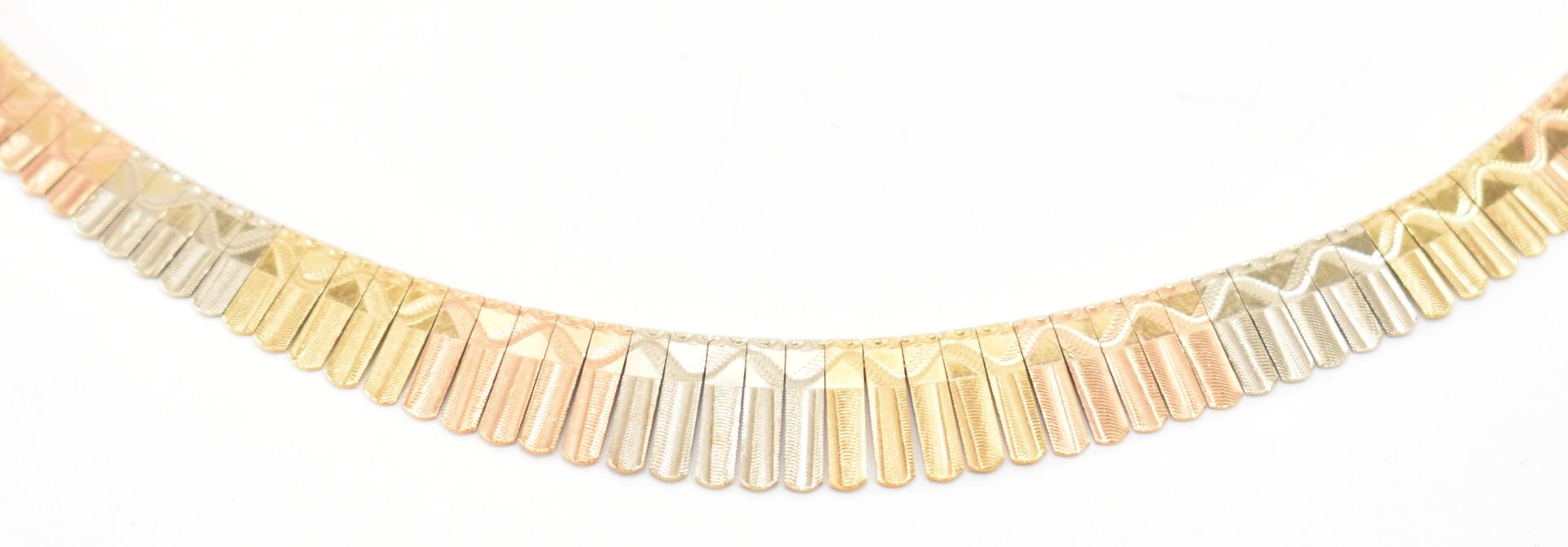 VINTAGE 18CT GOLD CLEOPATRA COLLAR NECKLACE