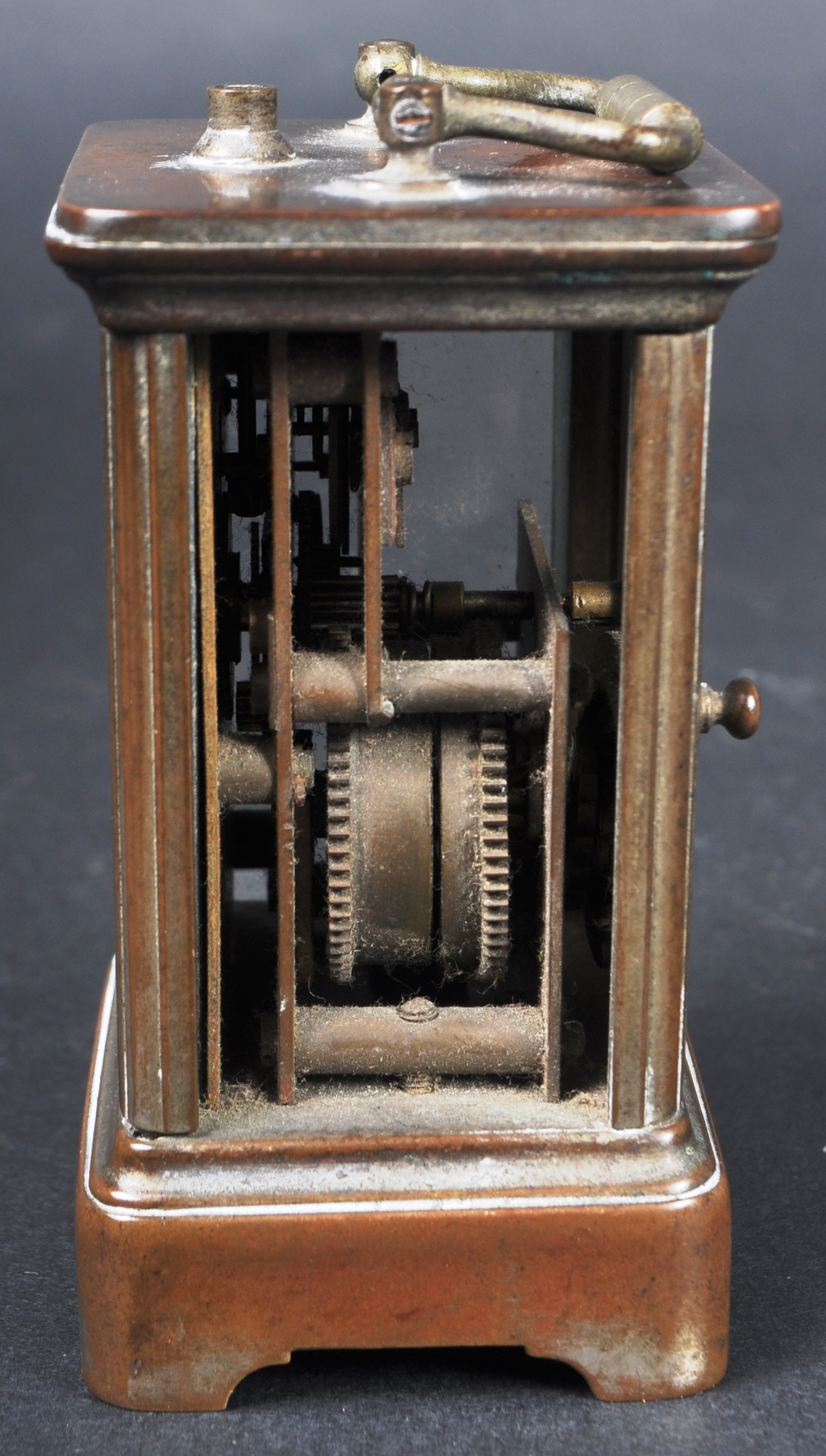 EARLY 20TH CENTURY MINIATURE CARRIAGE CLOCK - Image 3 of 6