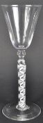 MID 18TH CENTURY NEWCASTLE TYPE WINE GLASS