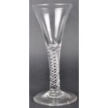 18TH CENTURY MULTI SPIRAL AIR TWIST WINE GLASS