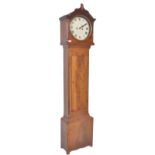 19TH CENTURY SCOTTISH MAHOGANY LONGCASE CLOCK