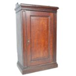 HOLLAND & SONS - 19TH CENTURY MAHOGANY PEDESTAL CABINET