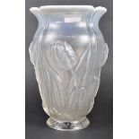 EARLY 20TH CENTURY LALIQUE MANNER GLASS VASE