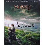 THE HOBBIT - SIR IAN MCKELLEN ( GANDALF ) - SIGNED AUTOGRAPH