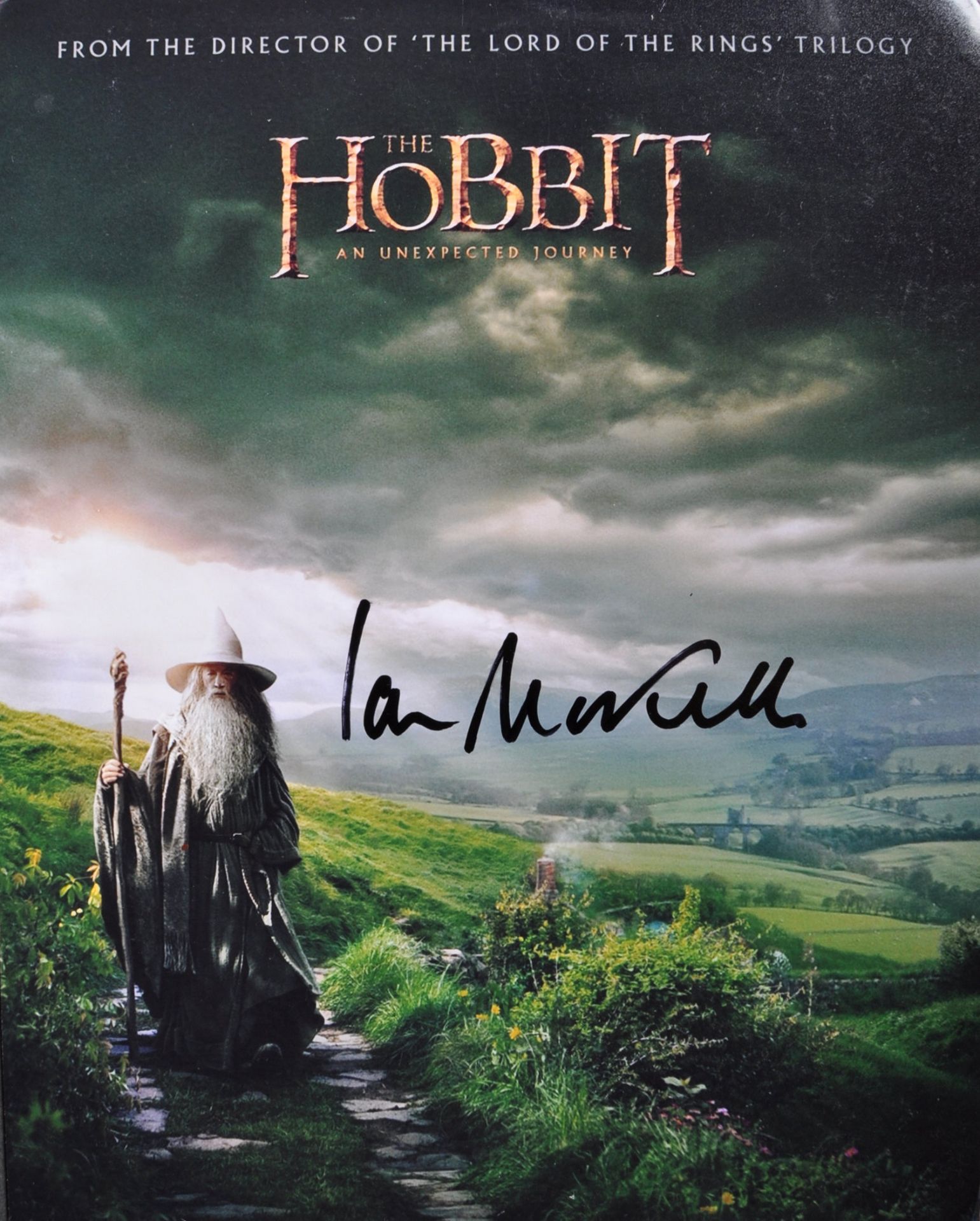 THE HOBBIT - SIR IAN MCKELLEN ( GANDALF ) - SIGNED AUTOGRAPH