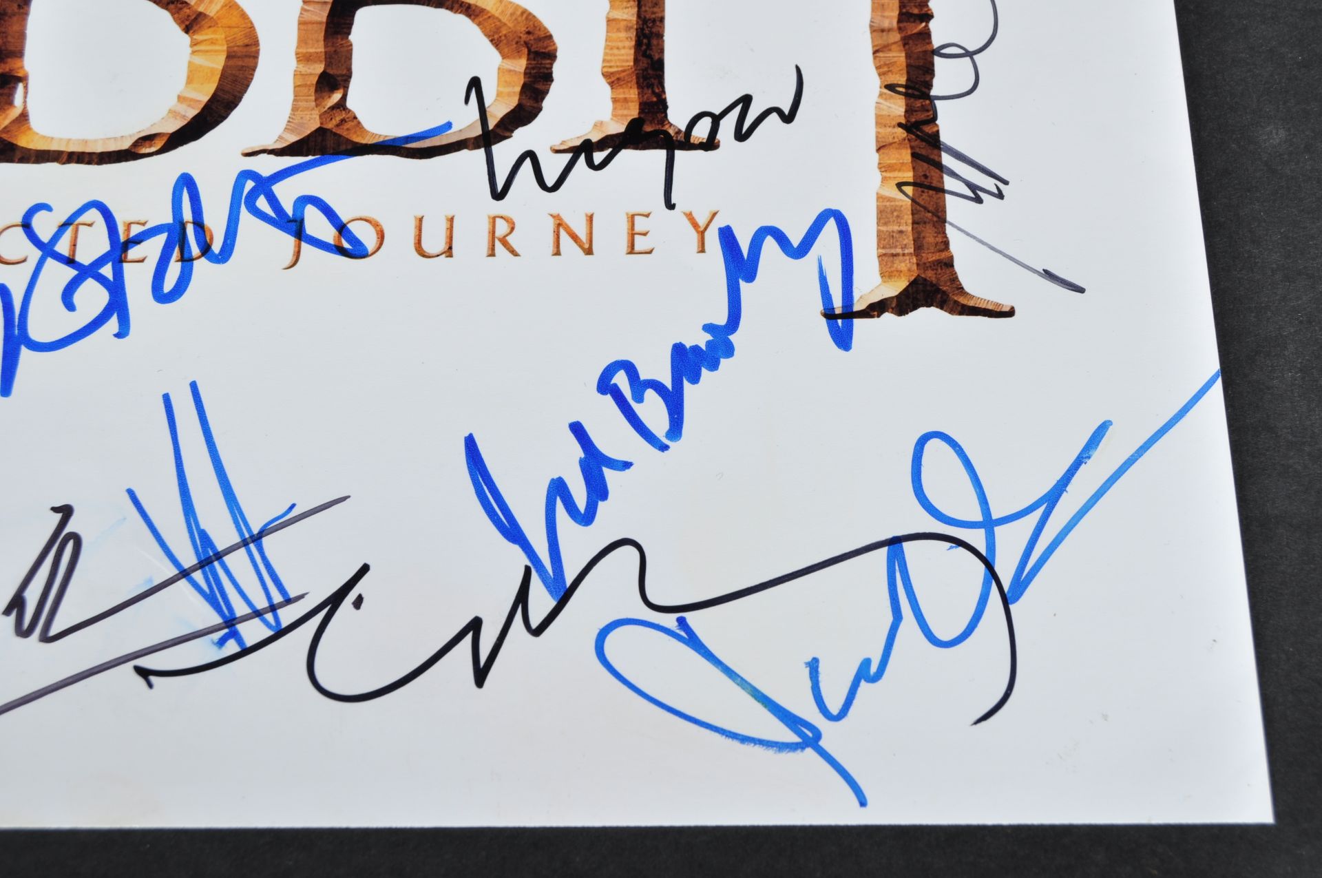 LORD OF THE RINGS - CAST MULTI-SIGNED - 16X12 POSTER - AFTAL - Image 4 of 5