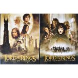 LORD OF THE RINGS - PAIR OF CINEMA BROCHURES