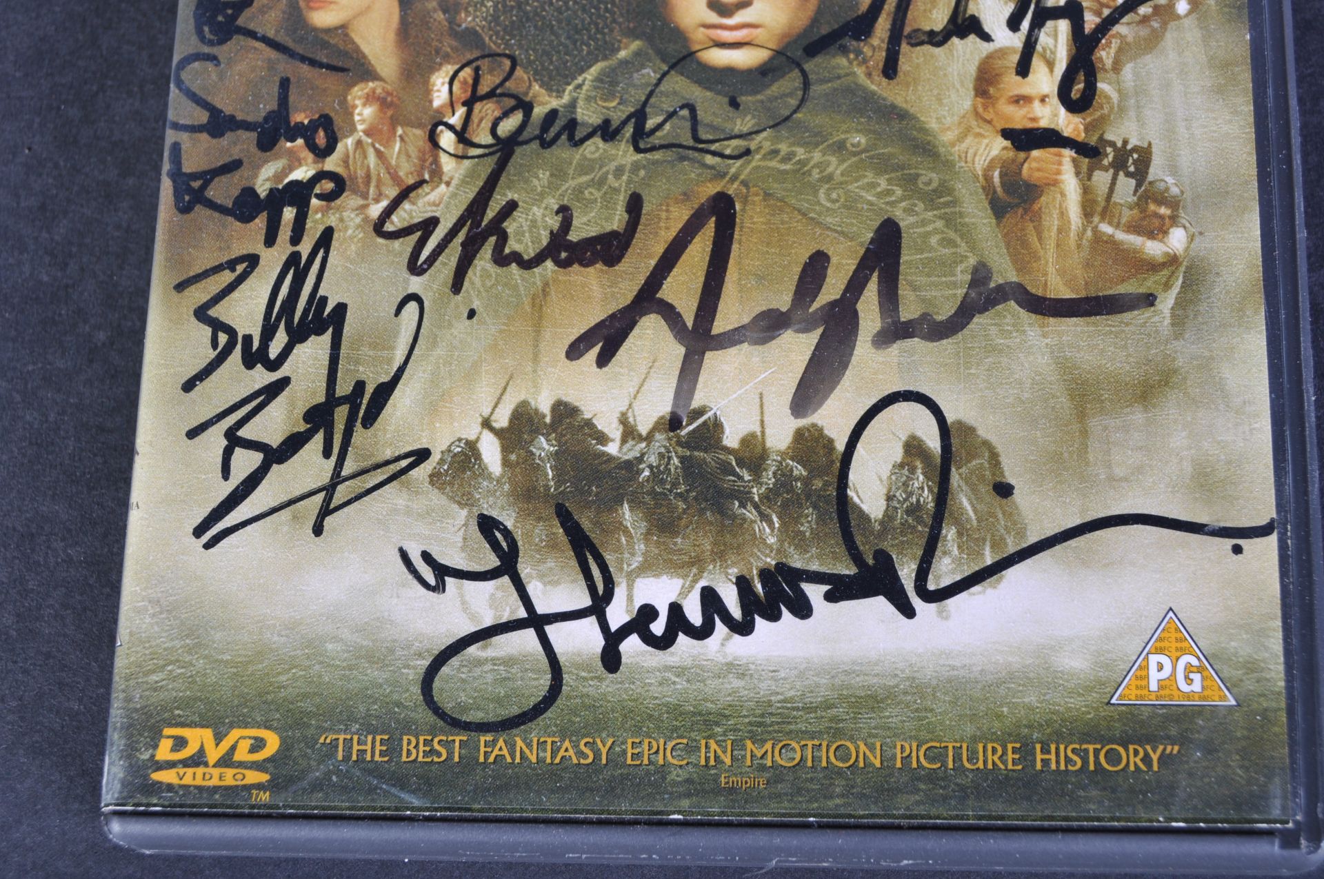 LORD OF THE RINGS - THE FELLOWSHIP OF THE RING - SIGNED DVD - Image 2 of 5