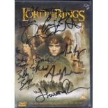 LORD OF THE RINGS - THE FELLOWSHIP OF THE RING - SIGNED DVD