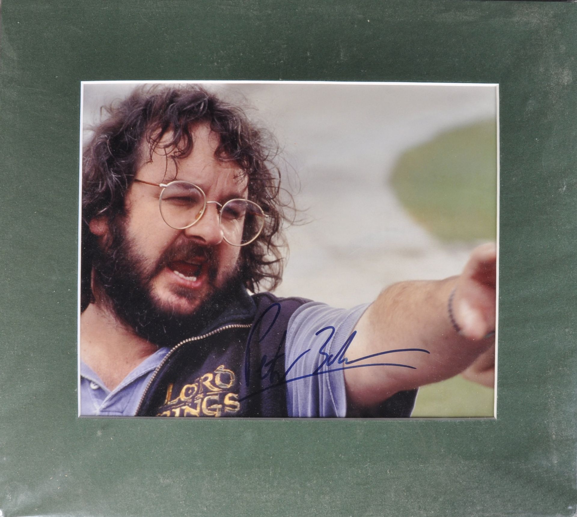 LORD OF THE RINGS - PETER JACKSON - PRESENTATION AUTOGRAPH