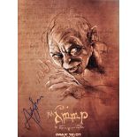 LORD OF THE RINGS - ANDY SERKIS ( GOLLUM ) - SIGNED AUTOGRAPH