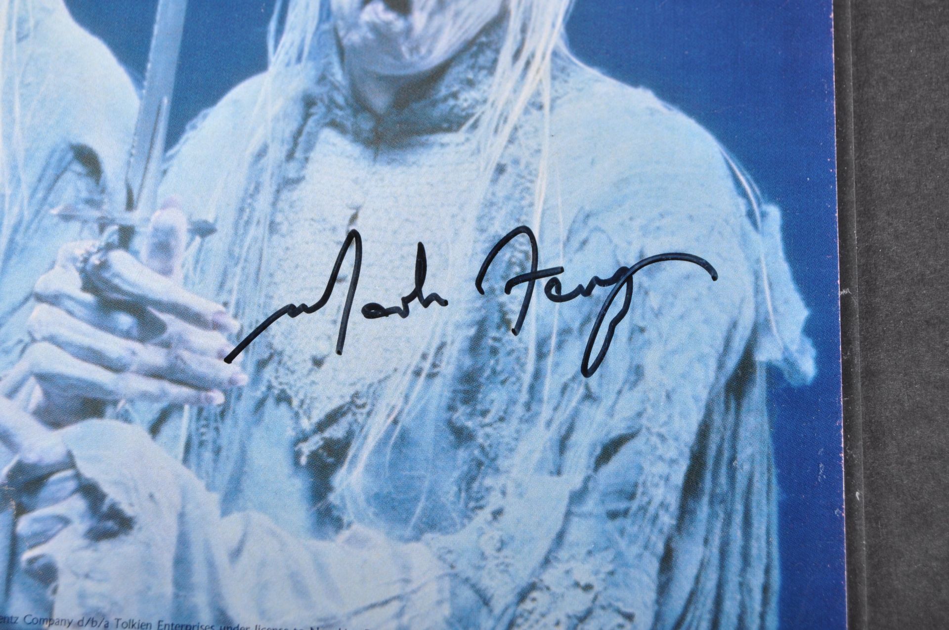 LORD OF THE RINGS - MARK FERGUSON SIGNED PHOTOCARD - Image 2 of 2