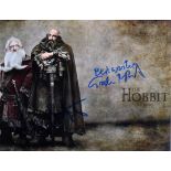 THE HOBBIT - DUAL SIGNED - 8X10 SIGNED AUTOGRAPH - AFTAL