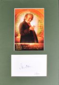 LORD OF THE RINGS - SIR IAN HOLM (1931-2020) - PRESENTATION AUTOGRAPH