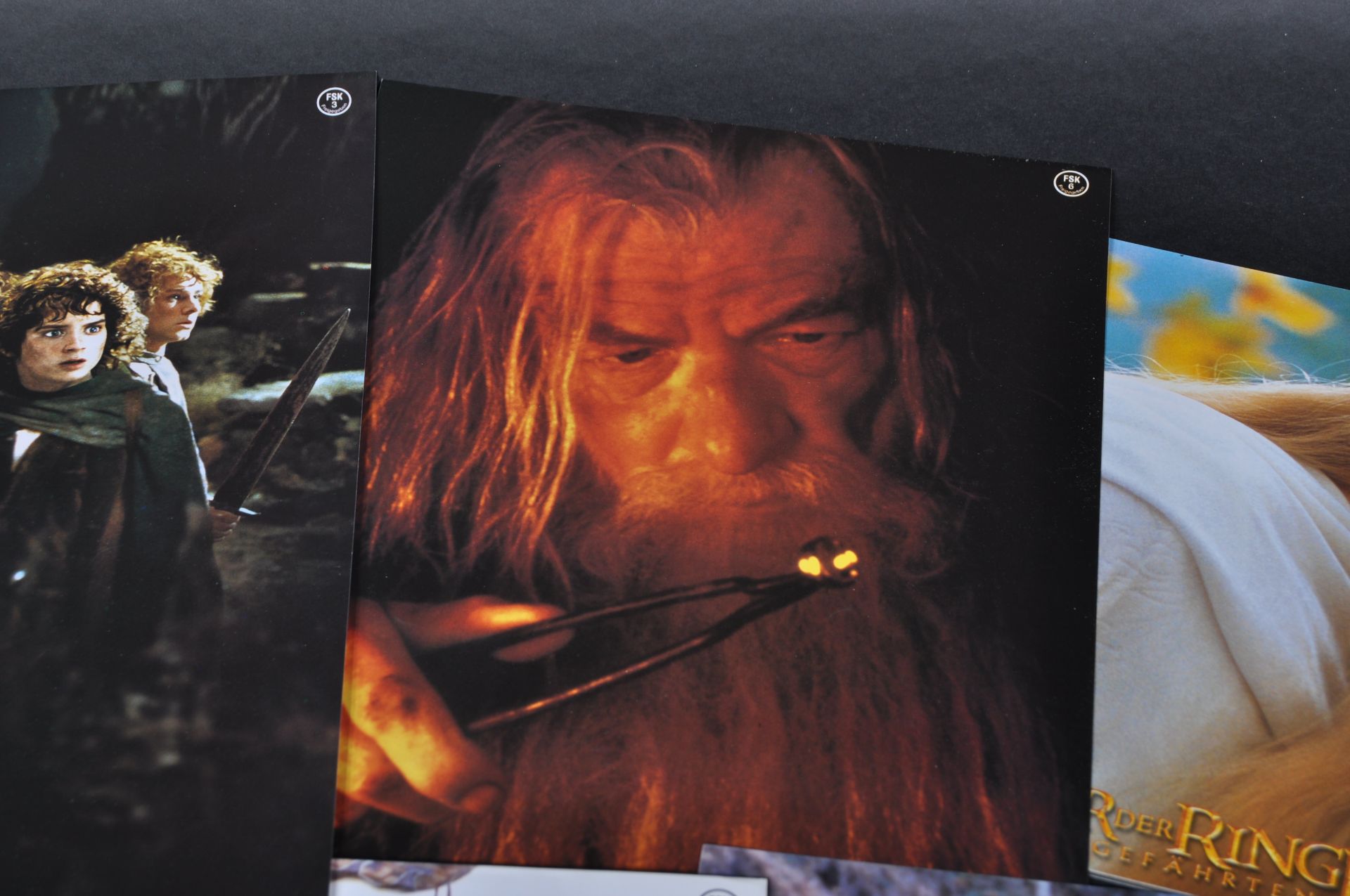 LORD OF THE RINGS - FELLOWSHIP OF THE RING - GERMAN CINEMA LOBBY CARDS - Image 8 of 8