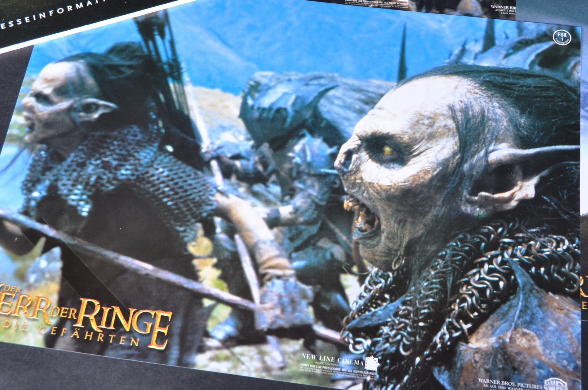 LORD OF THE RINGS - FELLOWSHIP OF THE RING - GERMAN CINEMA LOBBY CARDS - Bild 4 aus 8