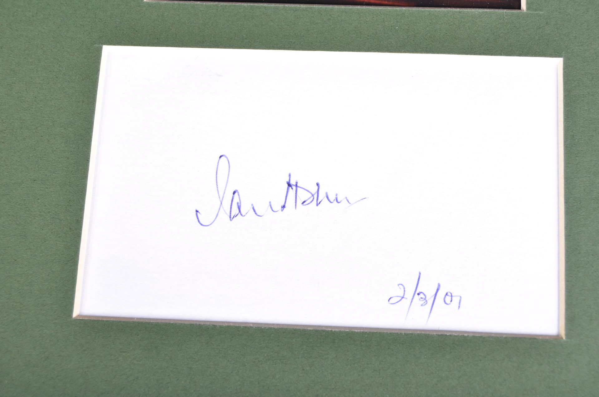 LORD OF THE RINGS - SIR IAN HOLM (1931-2020) - PRESENTATION AUTOGRAPH - Bild 2 aus 2