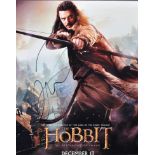 THE HOBBIT - LUKE EVANS ( BARD THE BOWMAN ) - SIGNED AUTOGRAPH