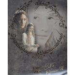 LORD OF THE RINGS - CATE BLANCHETT SIGNED LITHOGRAPHIC ART PRINT