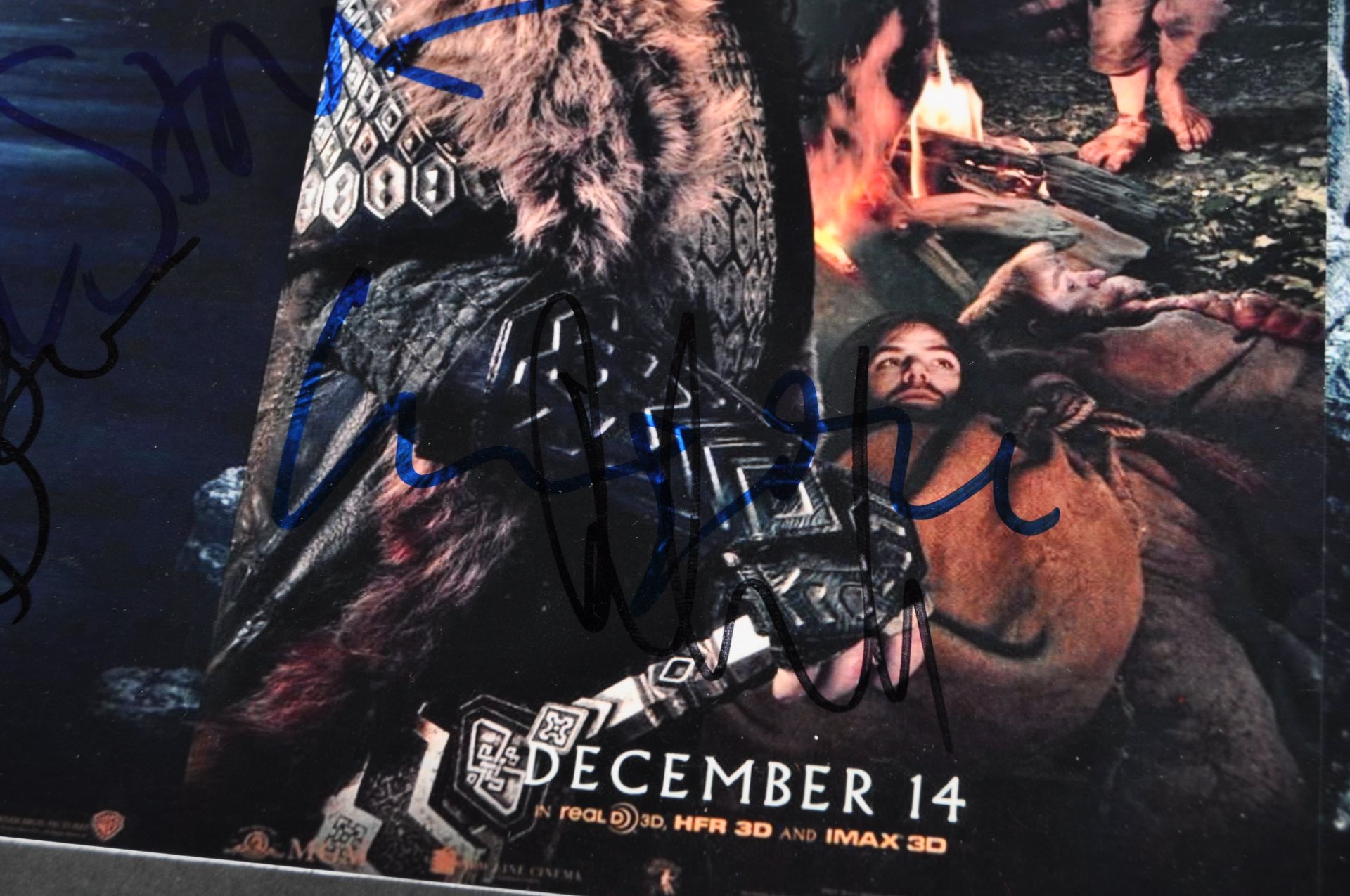 THE HOBBIT - CAST MULTI-SIGNED - 16X12 SIGNED POSTER - AFTAL - Bild 3 aus 5