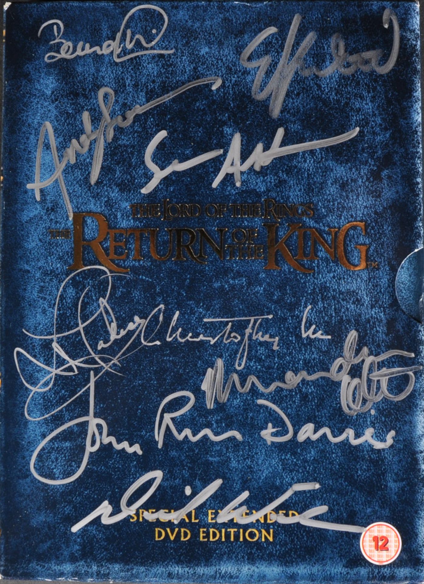 LORD OF THE RINGS - RETURN OF THE KING - MULTI-SIGNED DVD