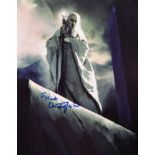 LORD OF THE RINGS - CHRISTOPHER LEE ( SARUMAN ) - SIGNED AUTOGRAPH