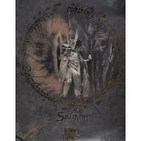 LORD OF THE RINGS - BRUCE SPENCE SIGNED LITHOGRAPHIC ART PRINT