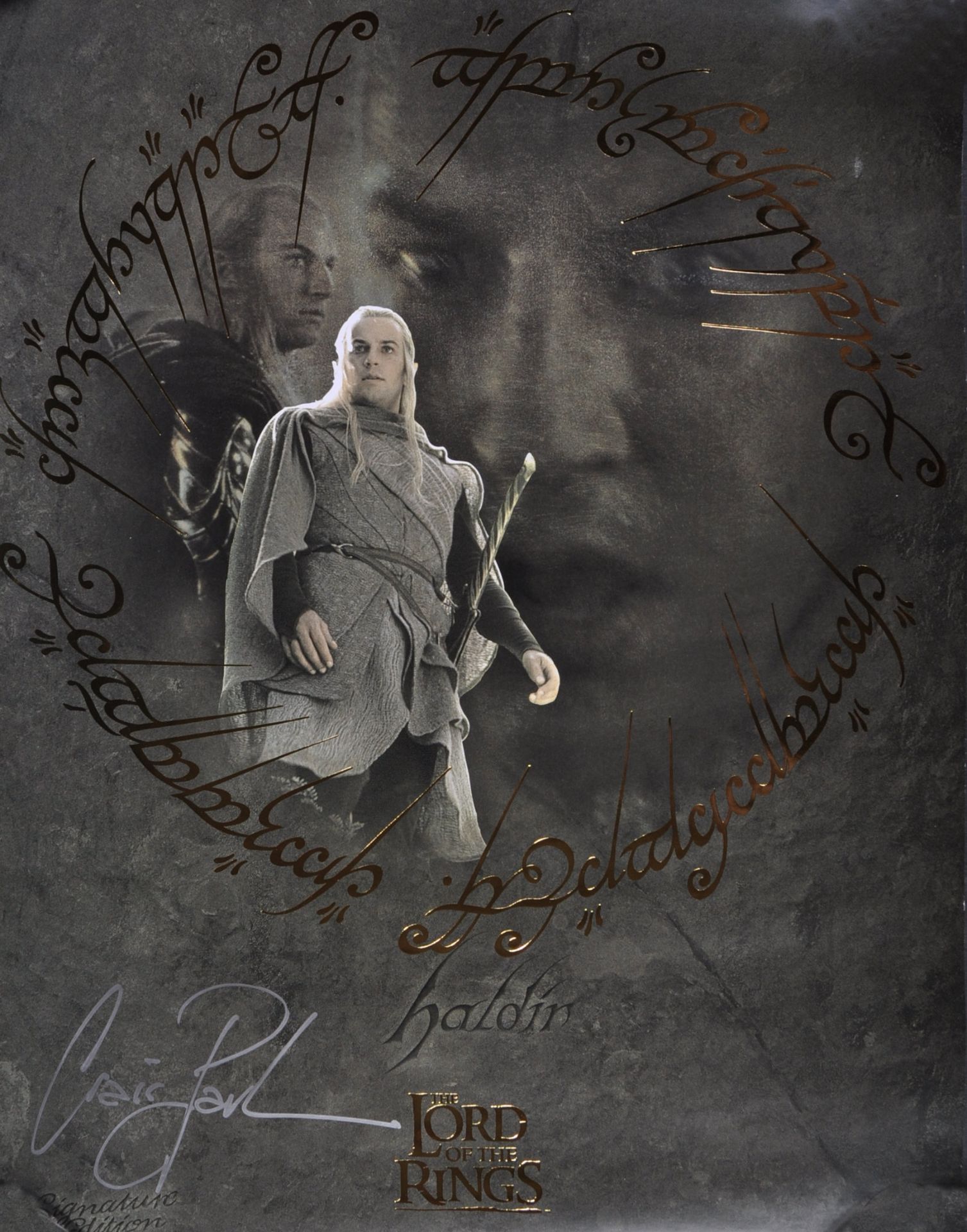 LORD OF THE RINGS - CRAIG PARKER SIGNED LITHOGRAPHIC ART PRINT