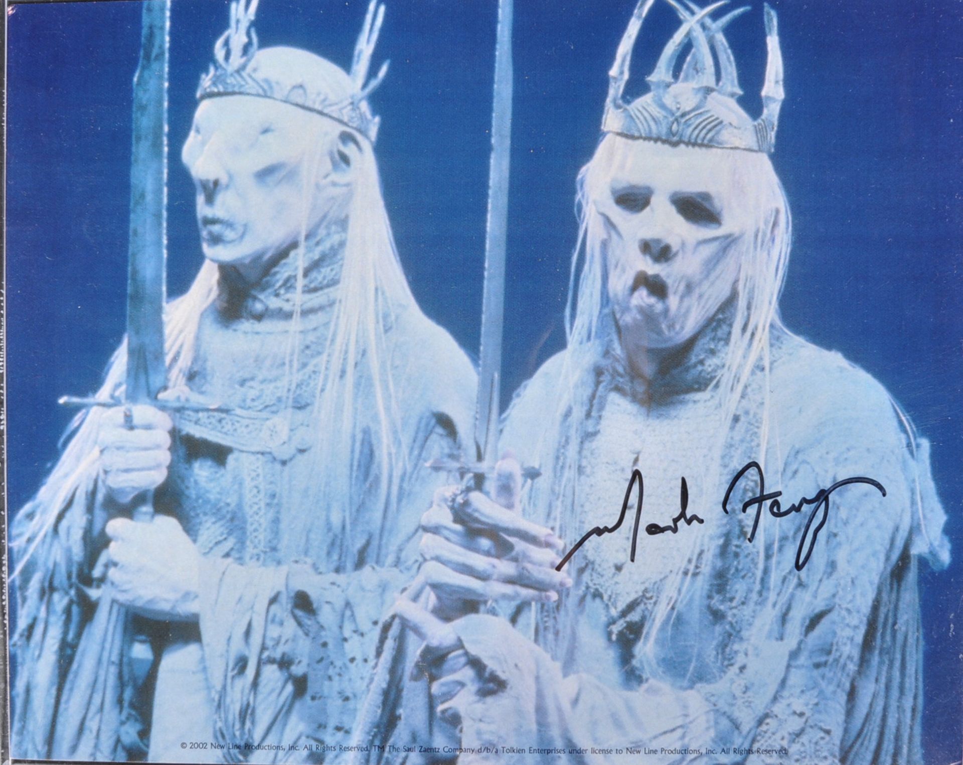 LORD OF THE RINGS - MARK FERGUSON SIGNED PHOTOCARD