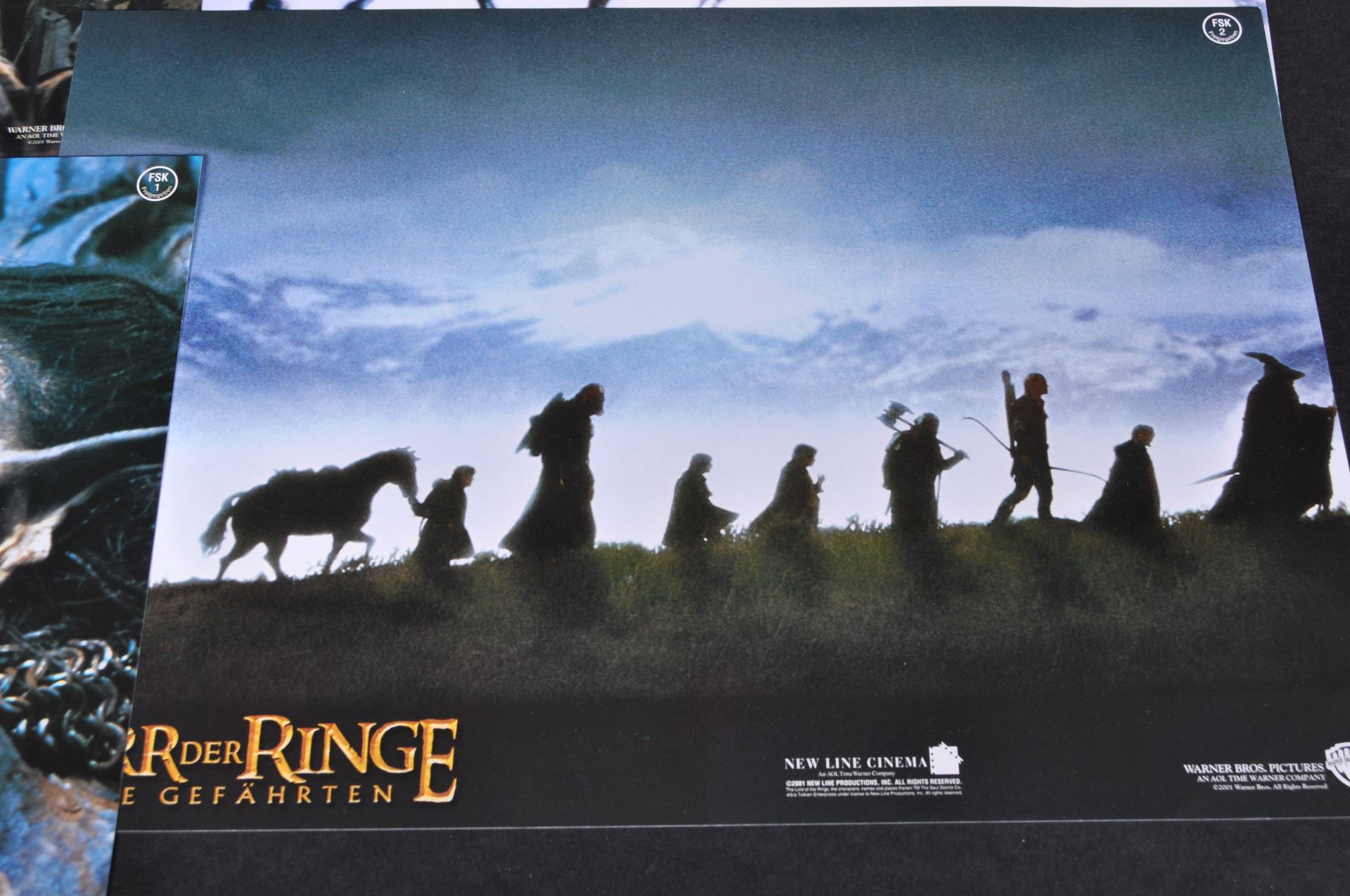 LORD OF THE RINGS - FELLOWSHIP OF THE RING - GERMAN CINEMA LOBBY CARDS - Image 5 of 8