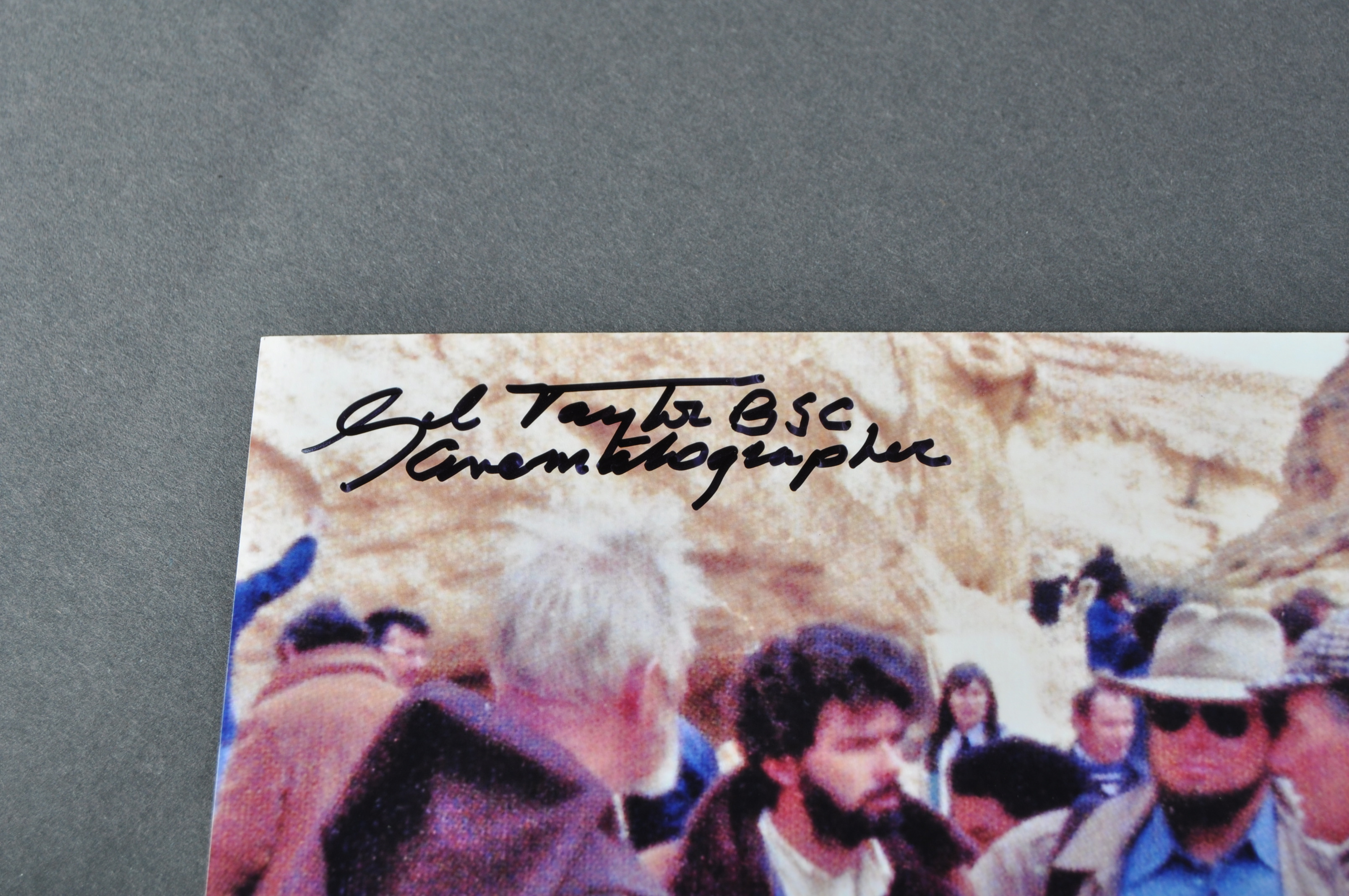 STAR WARS - A NEW HOPE - GARY KURTZ & GIL TAYLOR DUAL SIGNED 8X10" - Image 3 of 3