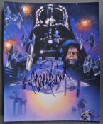 STAR WARS - CARRIE FISHER (1956-2016) - AUTOGRAPHED 8X10" - AFTAL