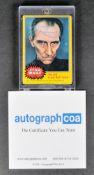 STAR WARS - PETER CUSHING (1913-1994) - AUTOGRAPHED TOPPS - ACOA