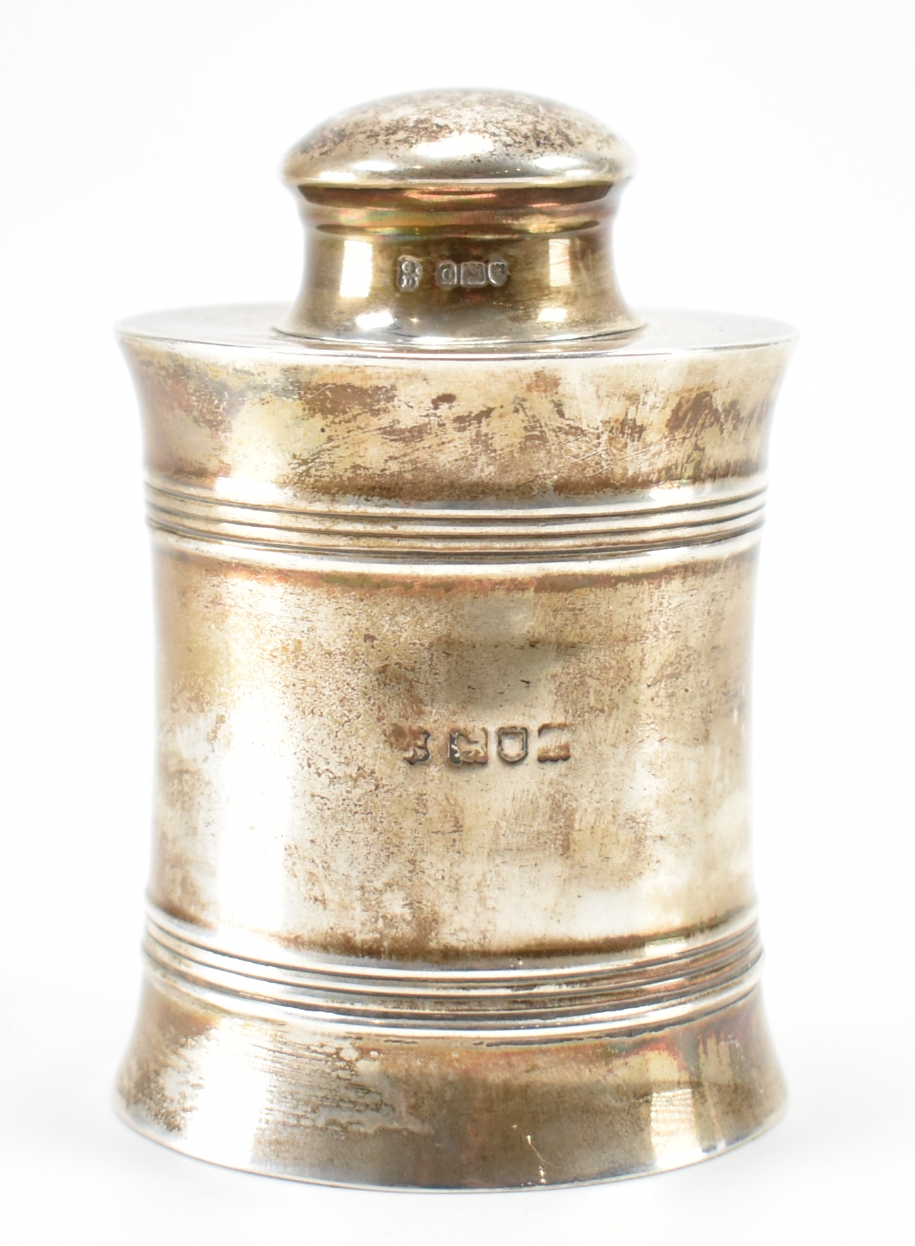 ANTIQUE SILVER HALLMARKED CADDY BOX - Image 2 of 5