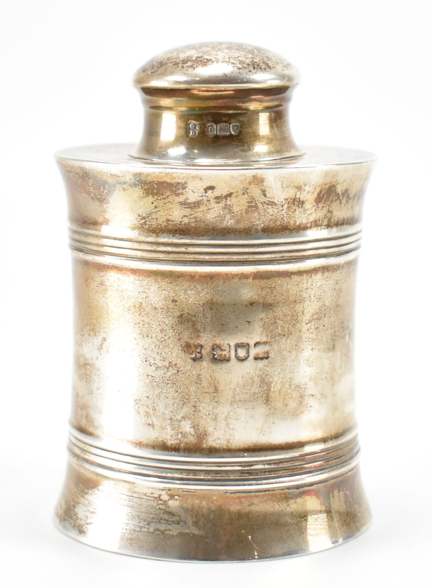 ANTIQUE SILVER HALLMARKED CADDY BOX - Image 2 of 5