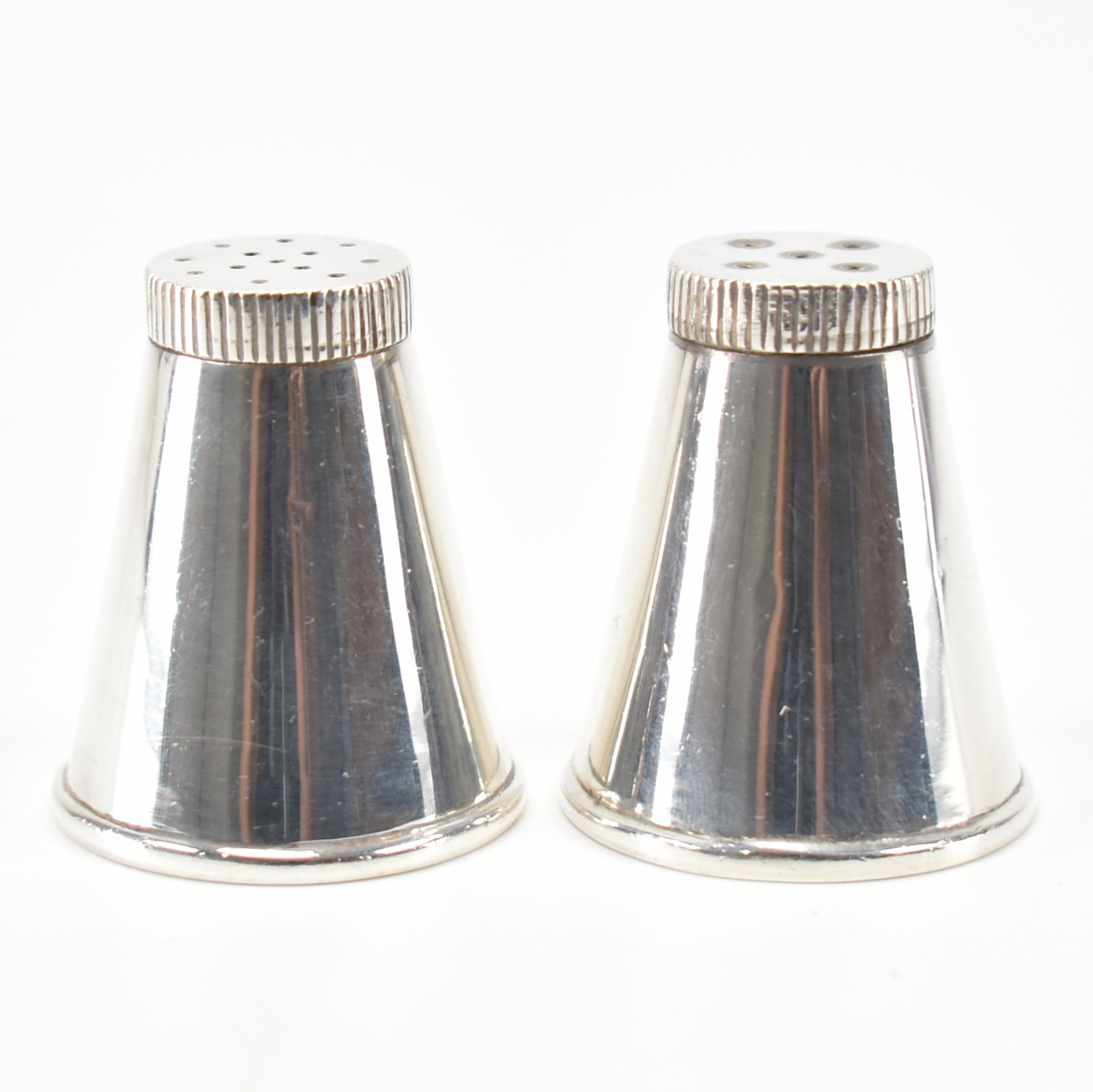 VINTAGE STERLING SILVER SALT & PEPPER SHAKERS