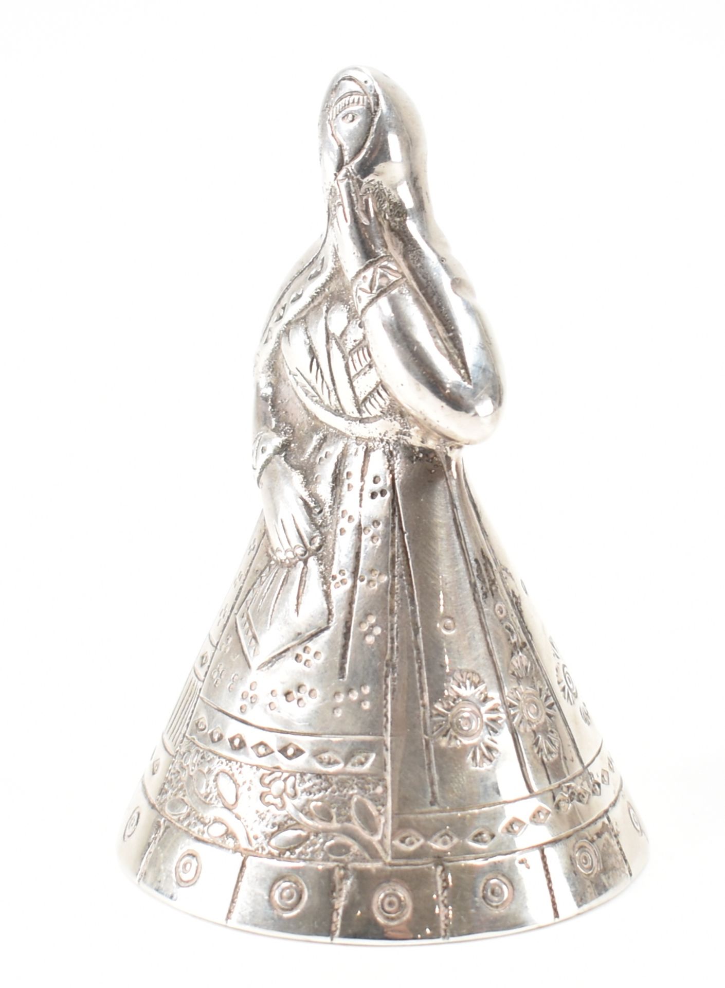 SILVER EASTERN EUROPEAN TABLE BELL - Bild 3 aus 5