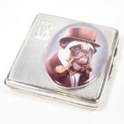 HALLMARKED SILVER CIGARETTE CASE