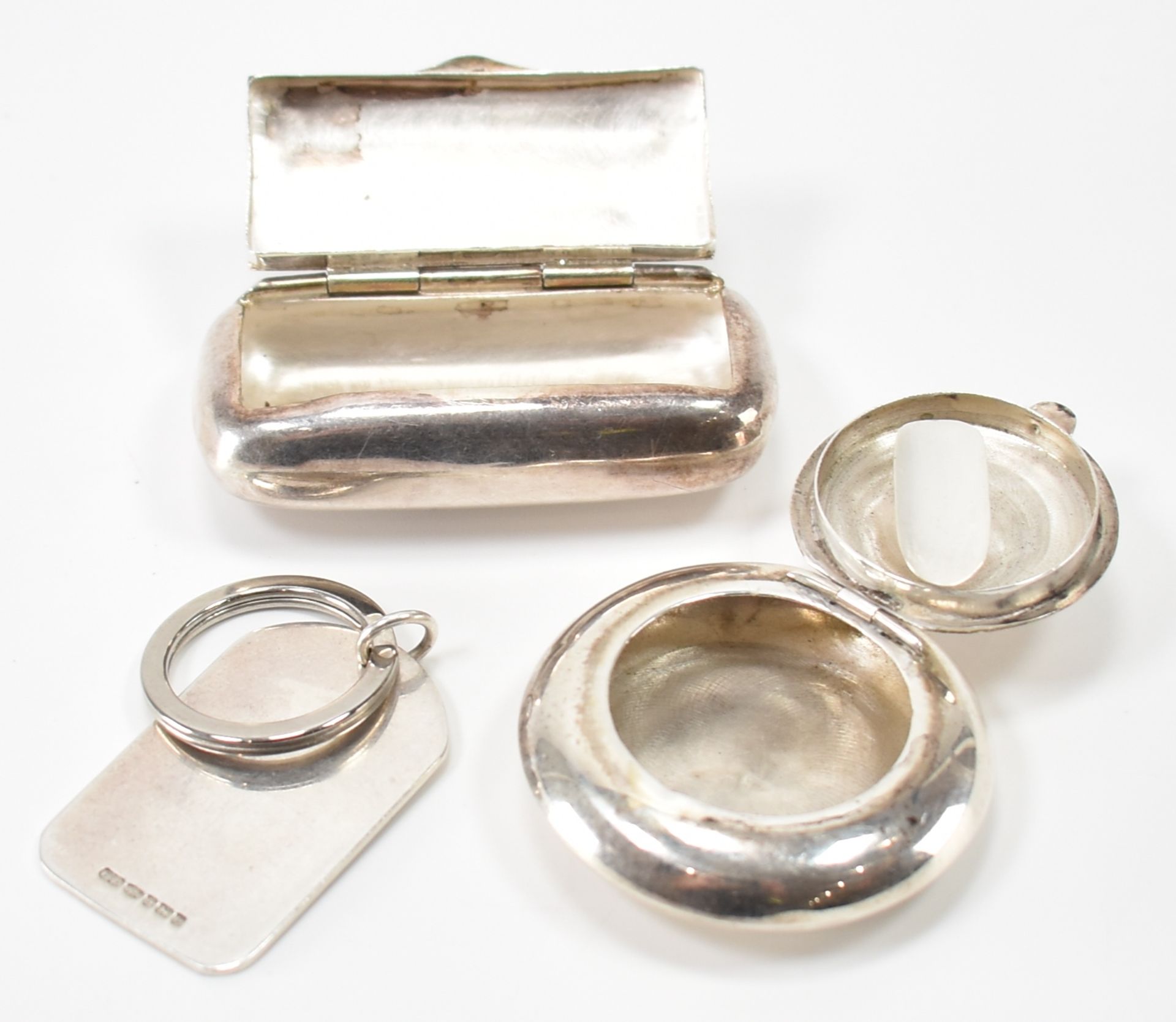 GROUP OF HALLMARKED SILVER ITEMS - Image 2 of 3