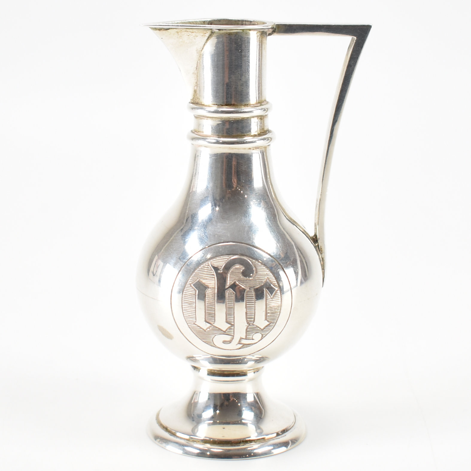 EDWARDIAN HALLMARKED SILVER WATER JUG