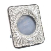 SILVER HALLMARKED PHOTO FRAME - KEYFORD FRAMES