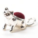 925 SILVER & VELVET CAT PIN CUSHION