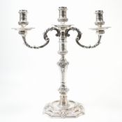 SILVER HALLMARKED CANDELABRA BY WAKELY & WHEELER