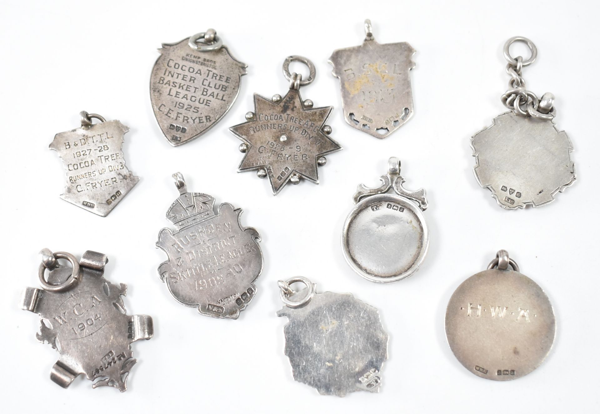 GROUP OF HALLMARKED SILVER MEDALS - Image 4 of 4