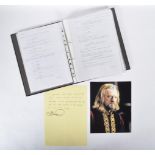 COLLECTION OF BERNARD HILL - LOTR - THE TWO TOWERS (2002) SCRIPT